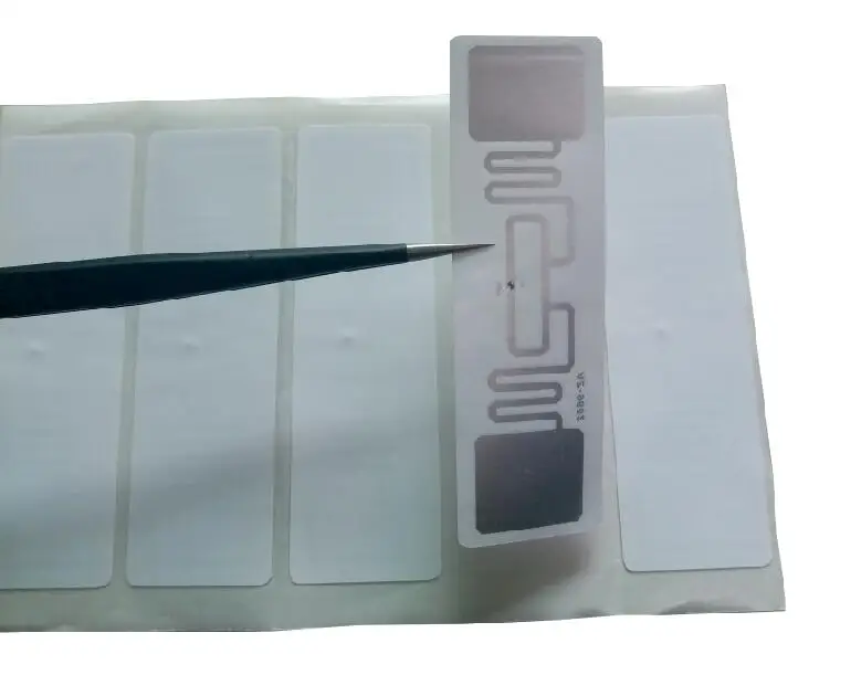 500 шт. UHF RFID тег AZ 9662 H3 чип ISO 18000 6C 915 МГц пассивная rfid метка стикер Размер этикетки: