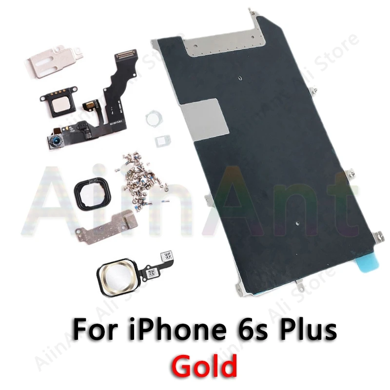 ЖК дисплей для iPhone 5 6 6s Plus маленькие металлические детали защитная крышка Ушная