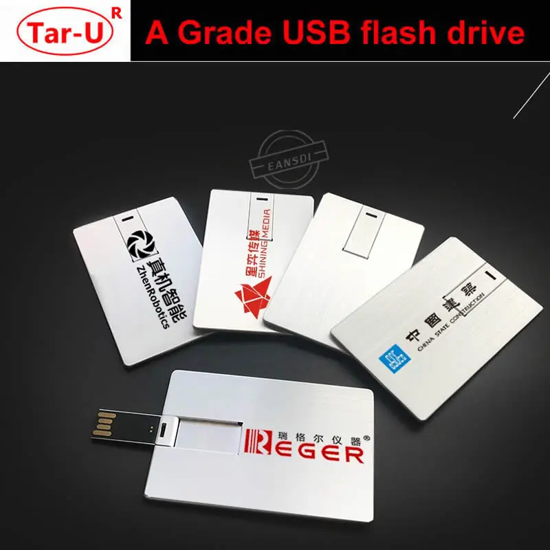 Акция: 64 ГБ 32 металлическая банковская карта usb флеш накопитель оптовая продажа 2