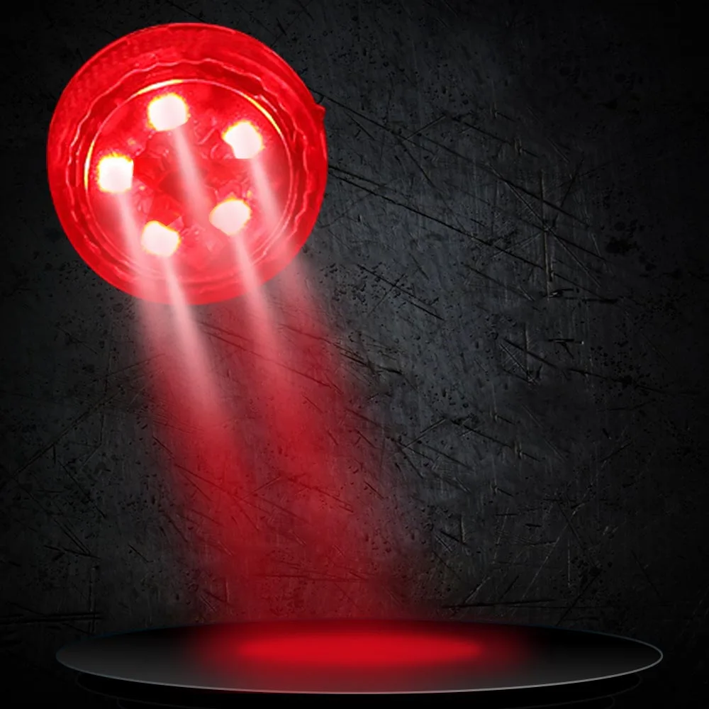 1pc 5LEDs Red Светодиодный Предупреждение ющий светильник для открывания двери автомобиля, магнитный беспроводной стробоскоп, мигающий сигнальный светильник s 3/5 светодиодный s Универсальная Лампа безопасности для предотвращения столкновений - Испускаемый цвет: 1pc 5LEDs Red