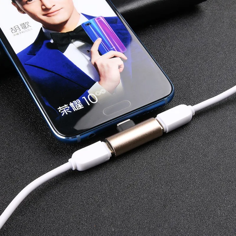 2 в 1 Тип usb C до Тип-C адаптер для samsung S8 S9 плюс Коврики 20 Pro LeEco 3 3 т Зарядное устройство аудио AUX Наушники 3,5 мм адаптер