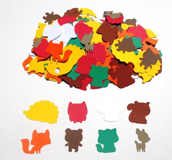 Лесной животный Основной цветной тематический праздник в ассортименте сова лиса