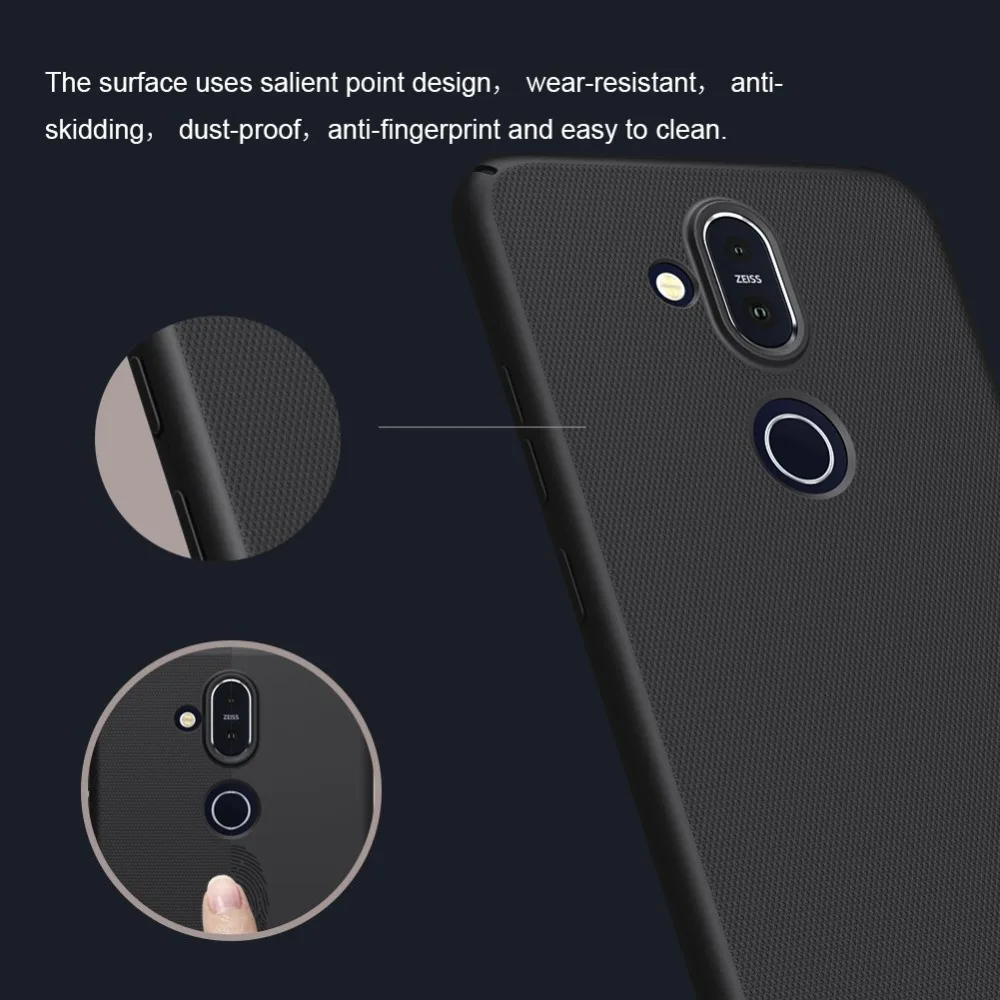 Для Nokia 8 1 чехол Твердый 6 18 &quotматовый NILLKIN для funda coque capa на мобильный телефон сумки