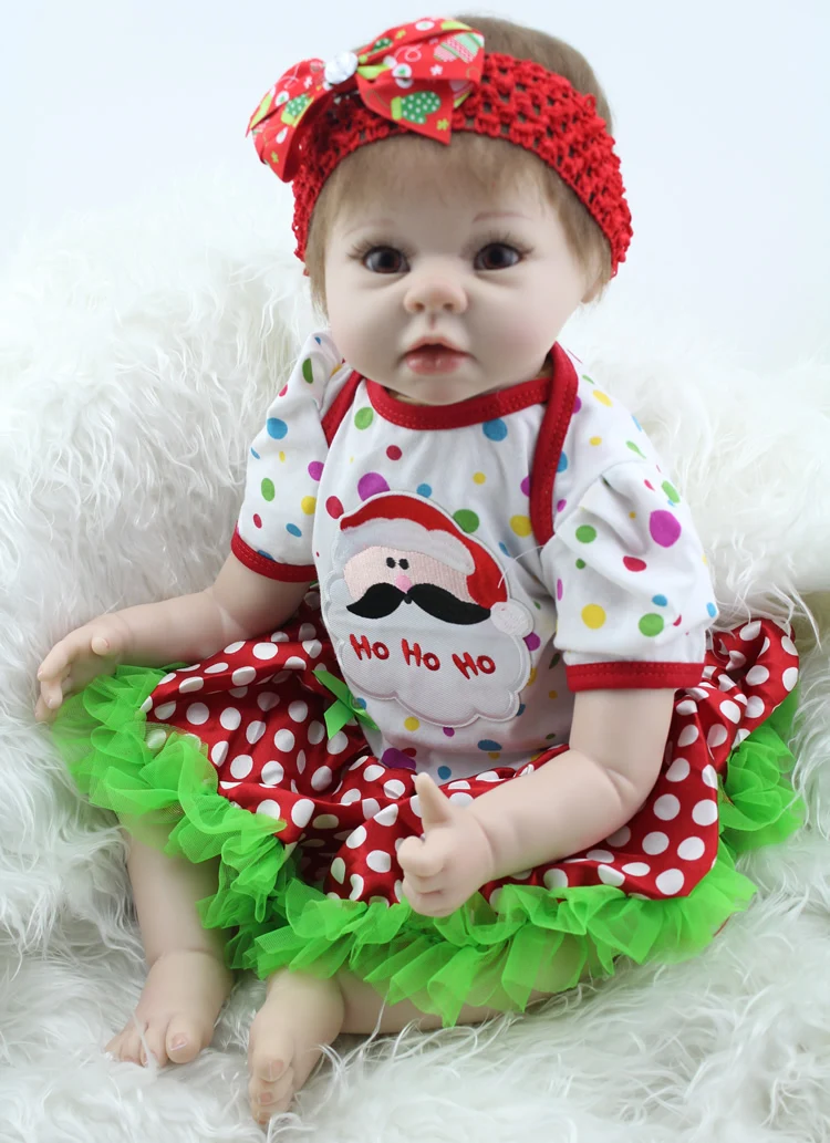 22 дюймовые силиконовые Возрожденные куклы младенцы мягкая виниловая жизнь как