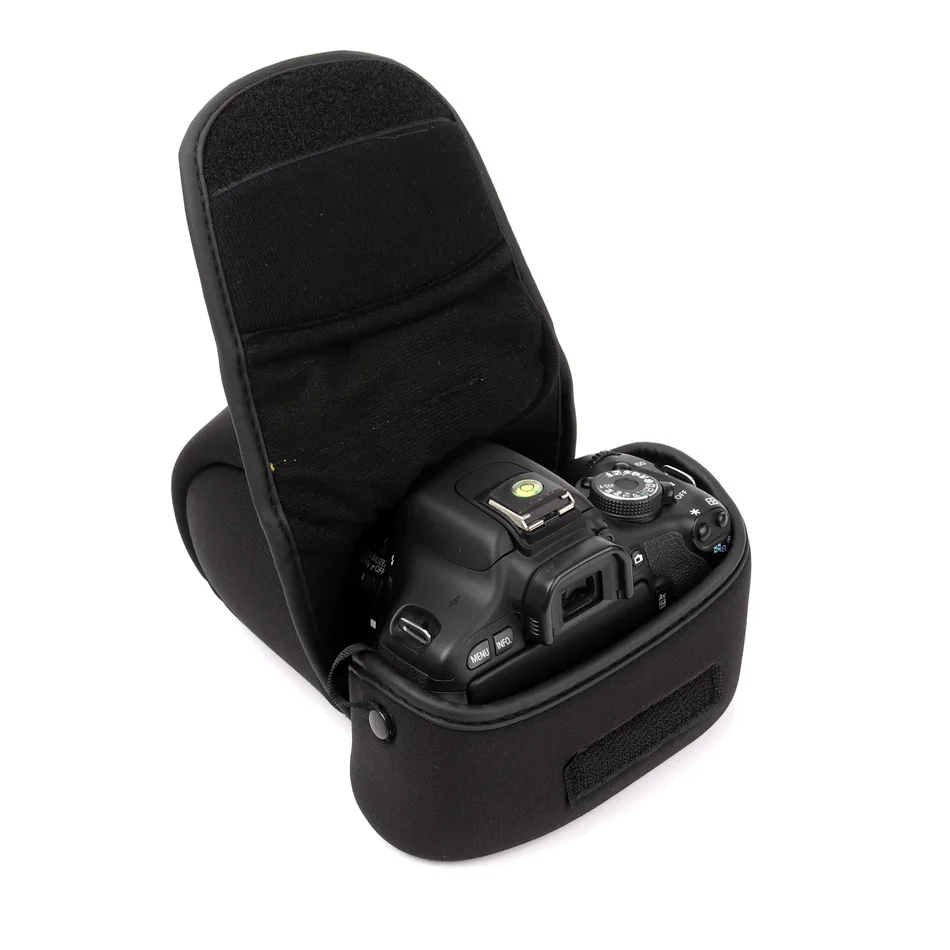 Размеры м DSLR Камера внутренняя мягкая сумка для цифровой зеркальной камеры Canon Nikon sony A7II NEX-6 A77 A7RII 750D 600D 800D 700D D7200 D7100 D3400 D5600