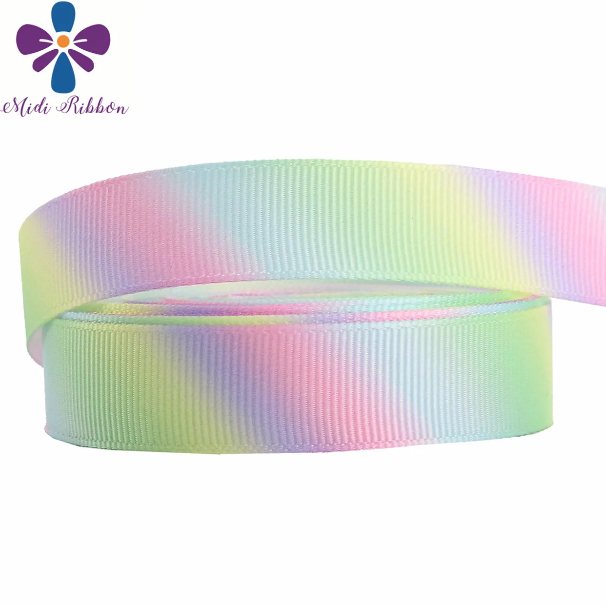 

5/8 "16 мм градиентные цветные полосы печатные Grosgrain ленты DIY Волосы Bowknots подарочные украшения для упаковки 10 ярдов/рулон в наличии