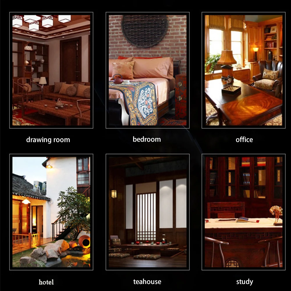 Задник из натурального сандалового дерева дымовая буддизмская башня пагода 45