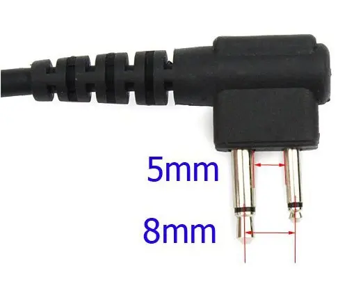Сделай Сам 4 провода микрофонный кабель Замена 2 контакта для Motorola GP68 GP88 GP88S CP150 CP200