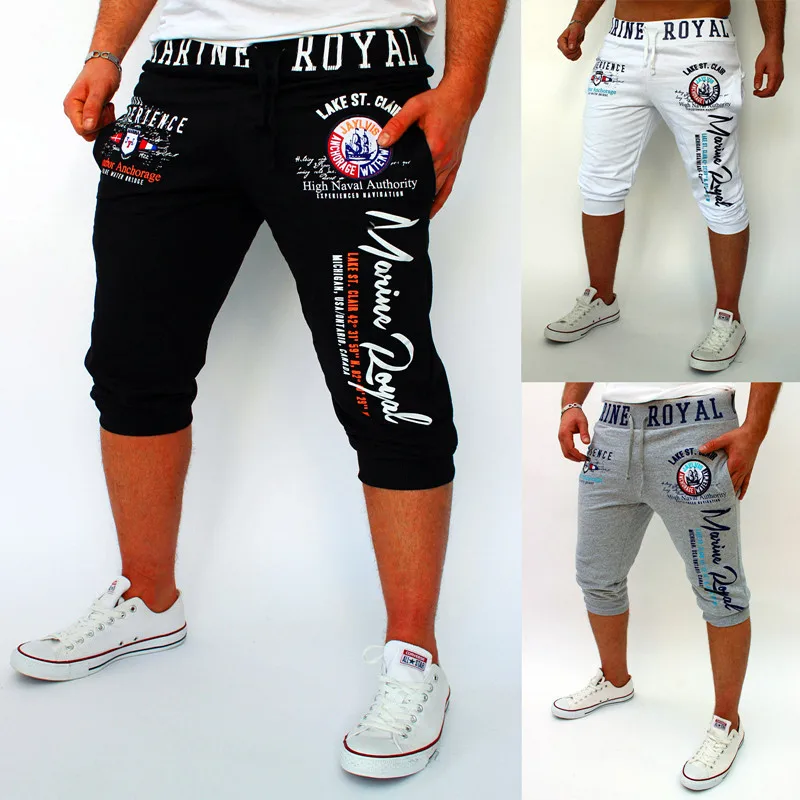 

HOT 2021 Outdoor summer Active Sport GYM Digital printing Jogging Joggers Running Fottball Training track leg Capri pants