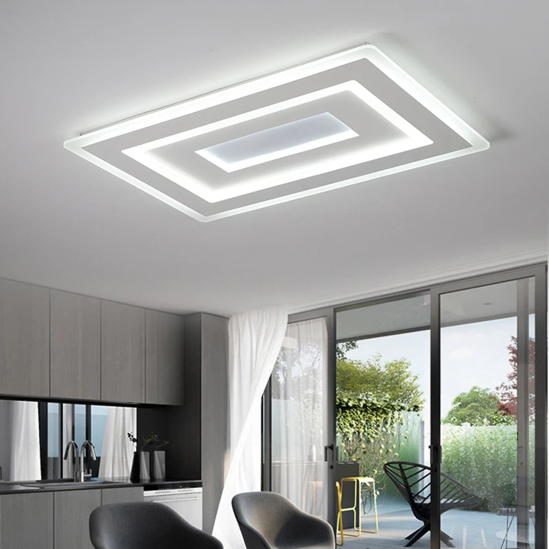 NEO Gleam-Lámpara led de techo para sala de estar, lámpara de dormitorio moderna montada en superficie, accesorios