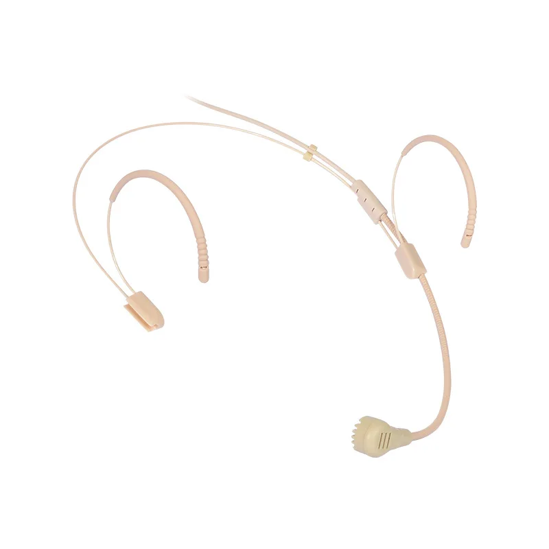 Бежевый микрофон для гарнитуры конденсаторный проводной передатчик AKG Samson Transmitter