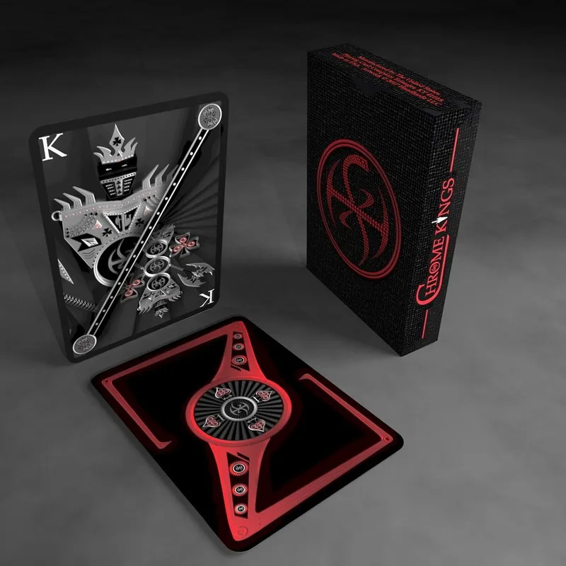 Chrome Kings Limited Edition Playing Cards (Artist Edition) by De'vo vom Schatte Magic Deck Poker Tricks | Игрушки и хобби