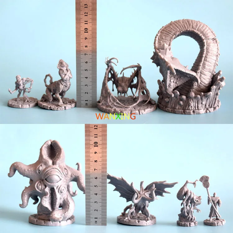 1/72 масштабная модель дракон и подземелье серия Cthulhu Wars ролевые игры DND миниатюрные фигурки из смолы DIY игрушки хобби Инструменты