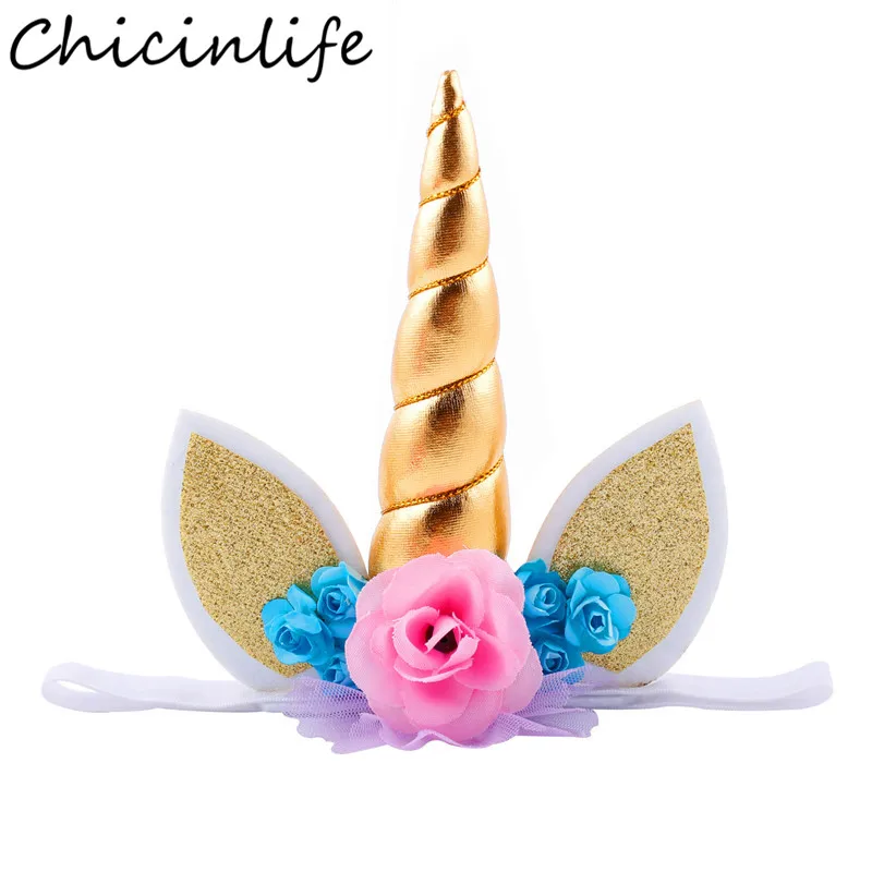 Chicinlife 1 шт. повязка на голову с рогом единорога аксессуары для волос день рождения