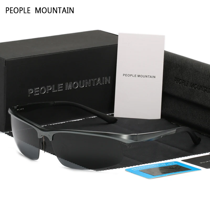 Люди Mountain HD поляризованных солнцезащитных очков Для мужчин алюминия и магния
