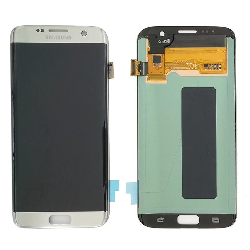 Для samsung Galaxy S7 EDGE G935 G935F Super AMOLED ЖК-дисплей + сенсорный экран дигитайзер сборка