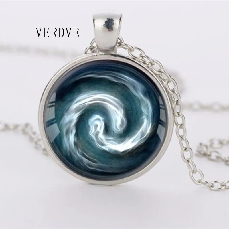 VERDVE 3 цвета Аватар конечной Airbender ожерелье Хрустальное стекло купольное