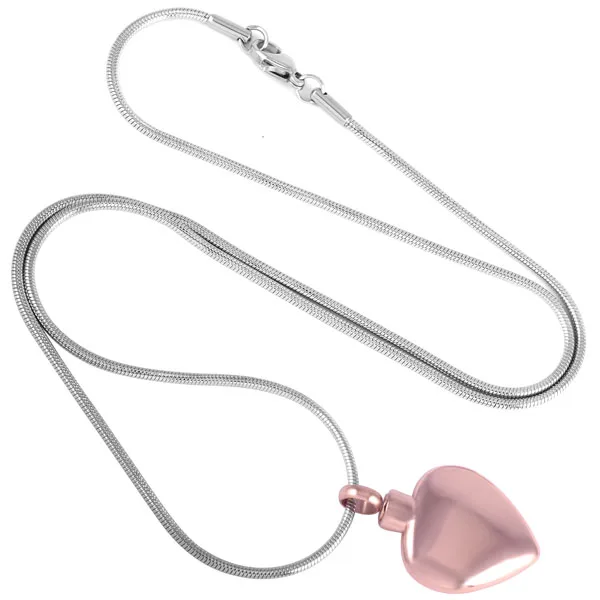 

Cremation Necklace for Ashes Stainless Steel Blank Heart Ashes pendant keepsake Urn jewelry necklace