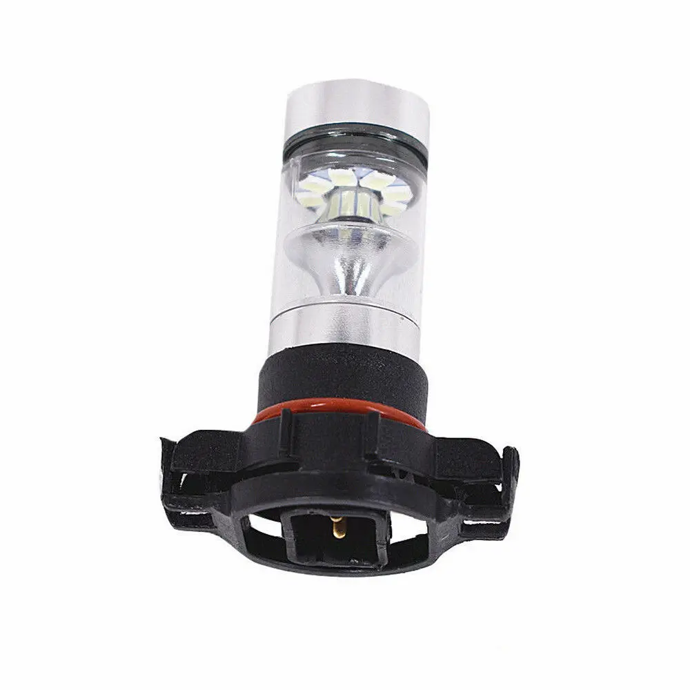 Новинка 2x5202 PS24WFF H16 2323 8000K Ice Blue 100W 20LED лампы для фар комплект противотуманных