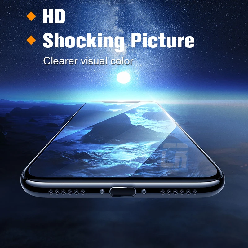 19D изогнутое Защитное стекло для iPhone 7 8 6 6s Plus X XS XR полное покрытие закаленное Max