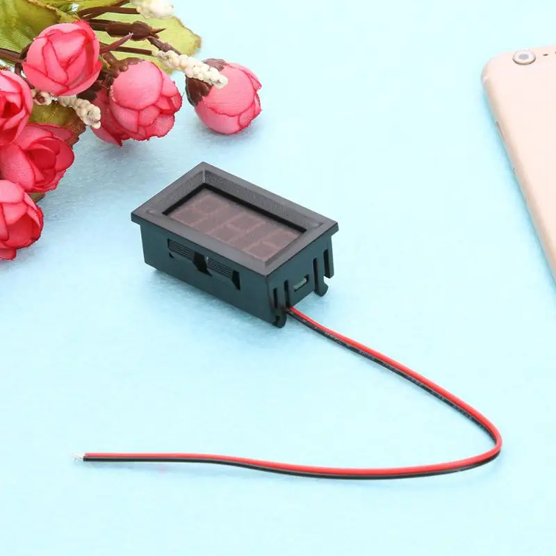 Portable Mini DC 4.5 30V LED Digital Voltmeter Two wire Display Volt Ammeters Detector Tester Indicator 0.56 inch|Измерители
