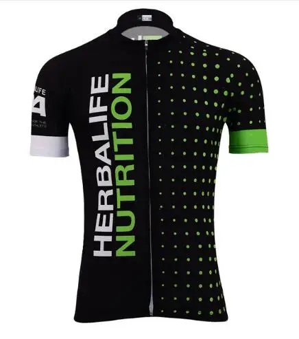 Новинка, Мужская велосипедная команда, Pro, для велоспорта, Herbalife, Джерси, дышащая, гелевая подкладка, топ, Herbalife, короткий рукав, одежда для велоспорта, одежда для велоспорта