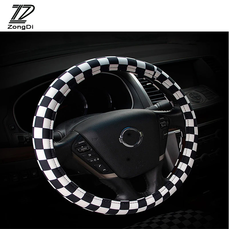 1X чехол рулевого колеса автомобиля для Citroen C4 C5 C3 Kia Rio K2 Cerato Sorento Ceed Opel Astra H J G Insignia