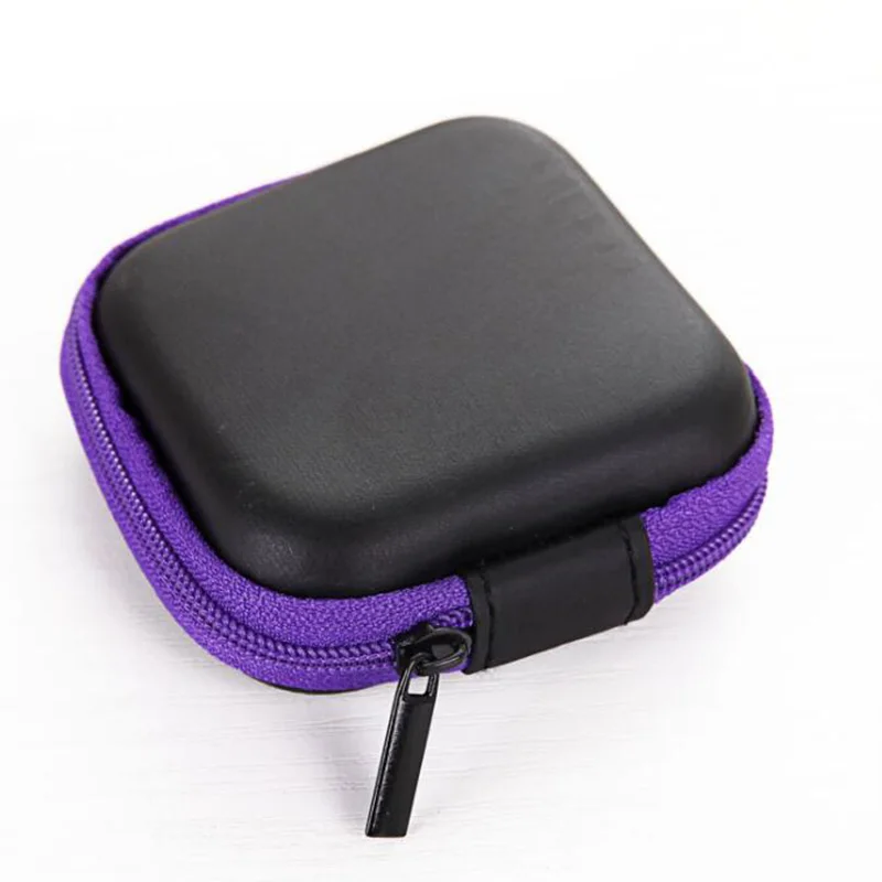 M Purple Портативная цифровая сумка для хранения кабель для передачи данных для мобильного телефона зарядное устройство кончики пальцев посылка кабель-молния сумка мини замок Органайзер чехол - Цвет: M Purple