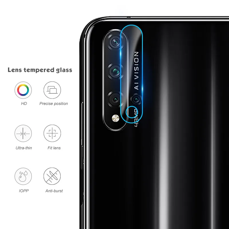For Honor 10 Lite 9H Back Camera Lens Screen Protector Film Huawei 20 Pro 9 8X 8C 10i 20i Tempered Glass | Мобильные телефоны и
