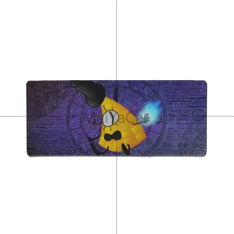 Lock Edge 30x80cm MaiYaCa, винтажный, крутой, Гравити Фолз, Билл, шифр, офисные мыши, геймер, коврик для мыши, радиационный, для украшения рабочего стола, нескользящий коврик, коврик для мыши - Цвет: Lock Edge 30x80cm