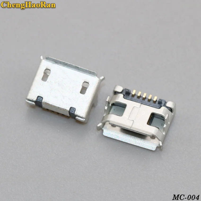 ChengHaoRan 50 500 шт микро USB разъем для зарядки CoolPad 5880 7266 7295 8190 5891 8150D 8195 8085 Lenovo A2107