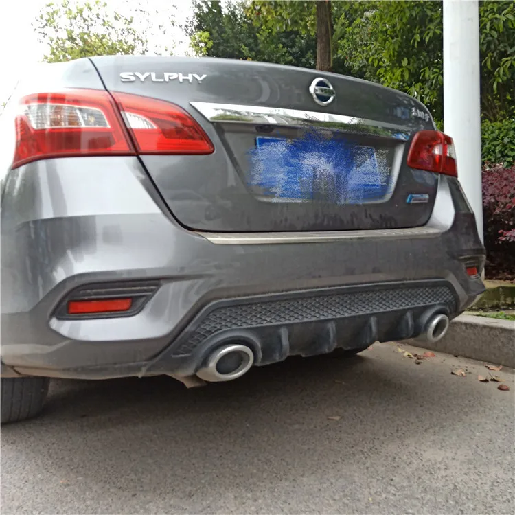 Для Nissan Sentra SYLPHY /17/18/ задний спойлер задний бампер диффузор защитные бамперы ABS Материал корпусный набор задний для губ