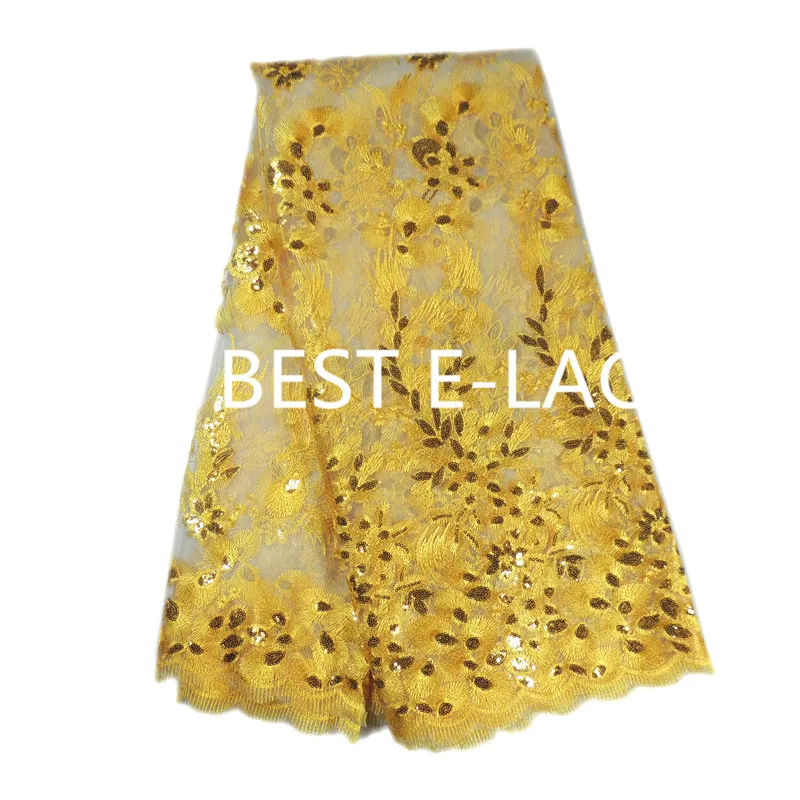 Французский чистая кружевной ткани 2017 последние Африканский гипюр с вышивкой