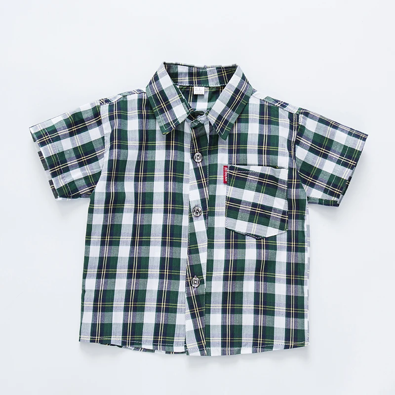 Boys Shirts for Kids Summer 2018 Fashion New Plaid Long Sleeve England School Trend Children Clothes Baby Boy Shirt | Мать и ребенок
