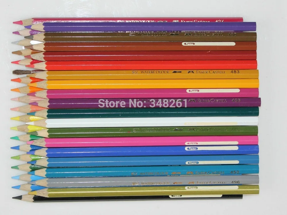 36 Цвет s FABER CASTELL воды Карандаш Водорастворимая карандаш|watercolor pencils|color pencilcolorations