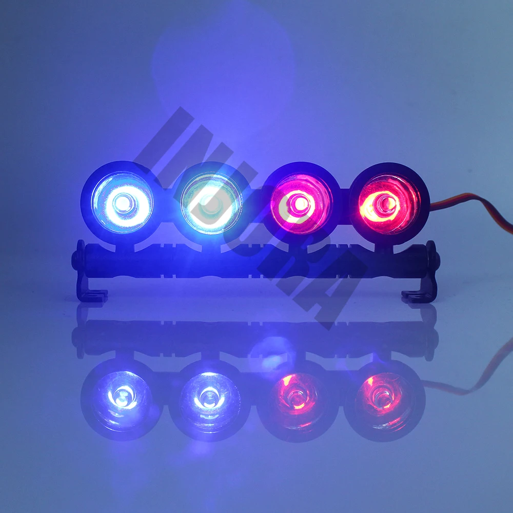 Многофункциональный яркий светодиодный светильник для RC Rock Crawler осевой SCX10 D90 Traxxas