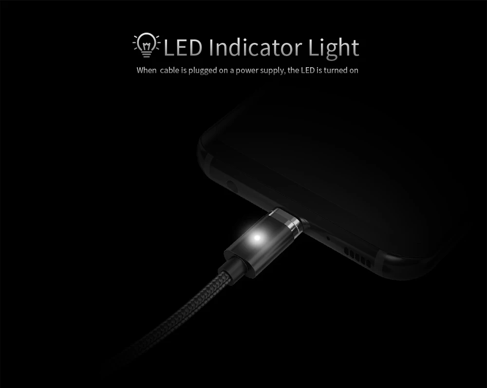 WSKEN Магнитный зарядный кабель Micro usb type c USB C Быстрая зарядка данных для samsung S9 S8 huawei xiaomi для iPhone кабель type-C