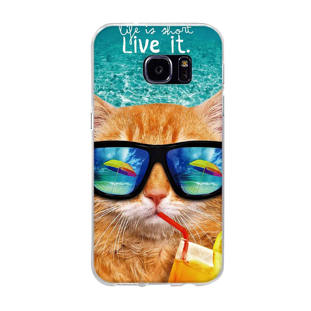 Мягкий чехол из ТПУ для Samsung Galaxy S7 G930 G930F 5 1 дюйма S 7 s7 силиконовый защитный на