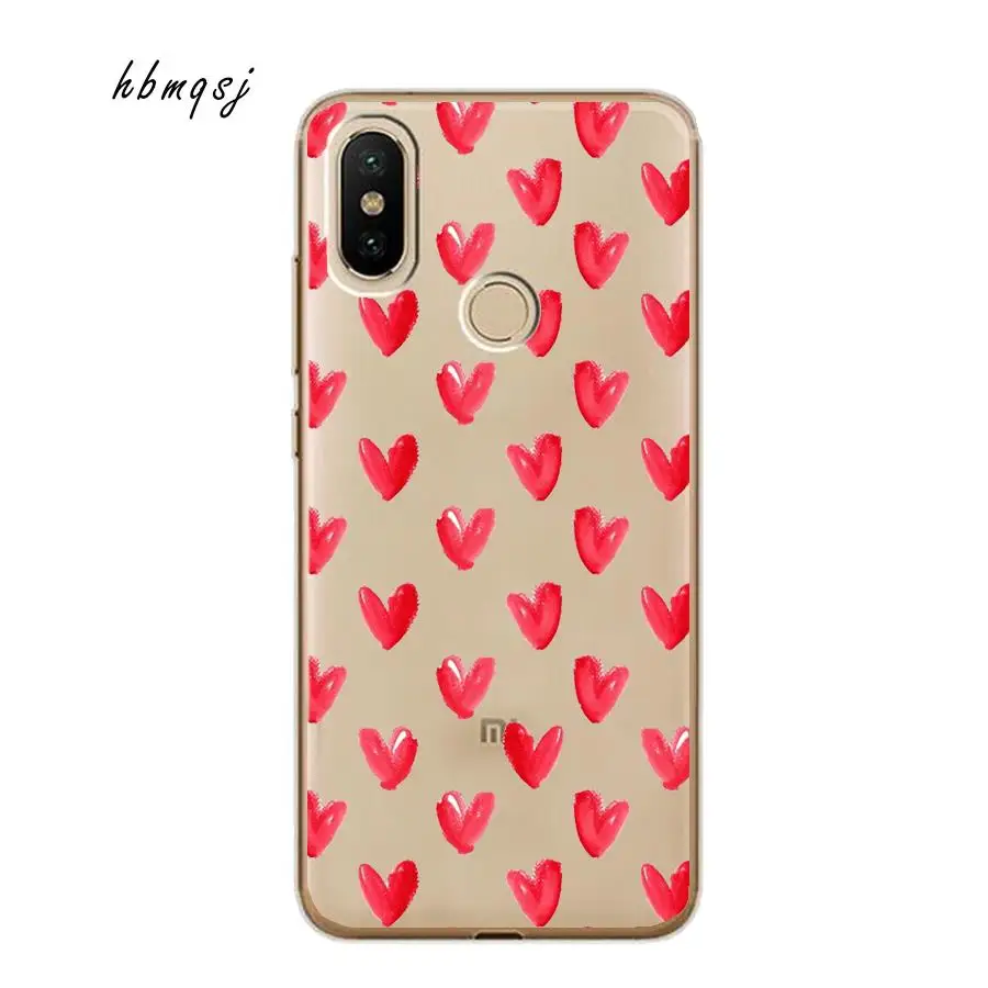 For xiaomi mi a1 a2 lite mi8 mix 2s f1 case silicone for redmi 5 plus 6 6a note pro funda cute original coque phone back cover |