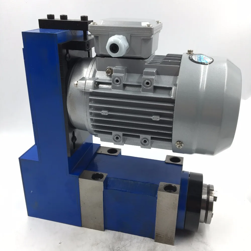 

BT40 Spindle Unit Power Head 2000rpm 2.2KW 3HP Induction Motor Kit V-belt Drive for CNC Drilling Machine