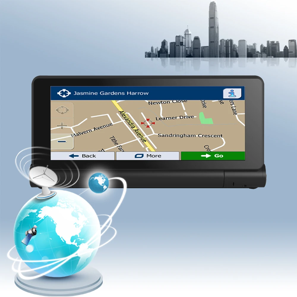 CARRVAS Android 5,0 gps навигатор Автомобильный видеорегистратор навигация 7 дюймов 3G/4G Bluetooth gps камера с wifi g-сенсор gps плеер для автомобиля