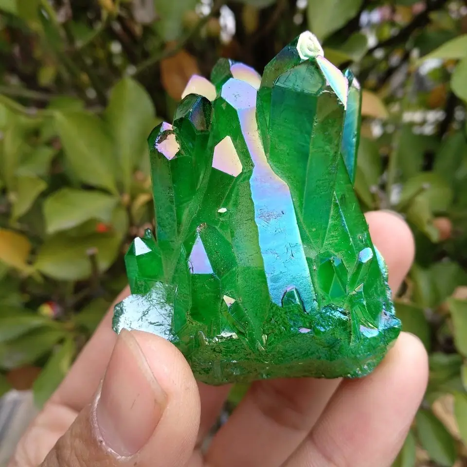 80 г натуральный коллекционный мистический Кристалл кластер Druzy Geode образец|Камни|