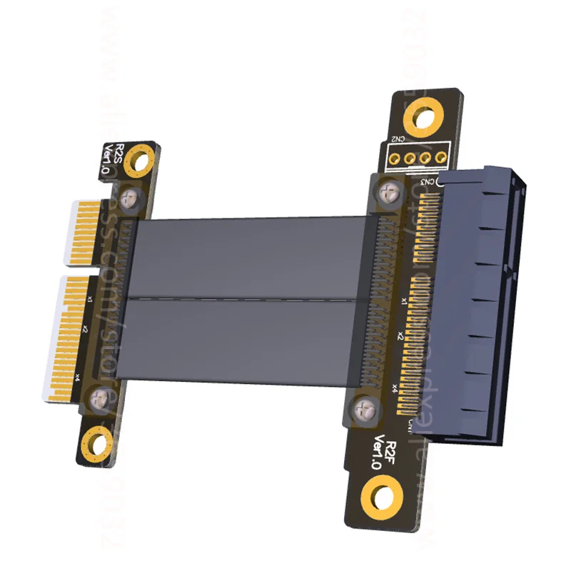 Удлинительный кабель PCIe 3 0x4 Male to x4 Female 32G/bps PCI E III материнская плата 4x Graphics SSD RAID