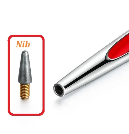 1x replacement nib Немецкая современная ручка Forever для рисования эскиза, без чернил Металл вечная ручка срок службы не нужны чернила - Цвет: 1x replacement nib