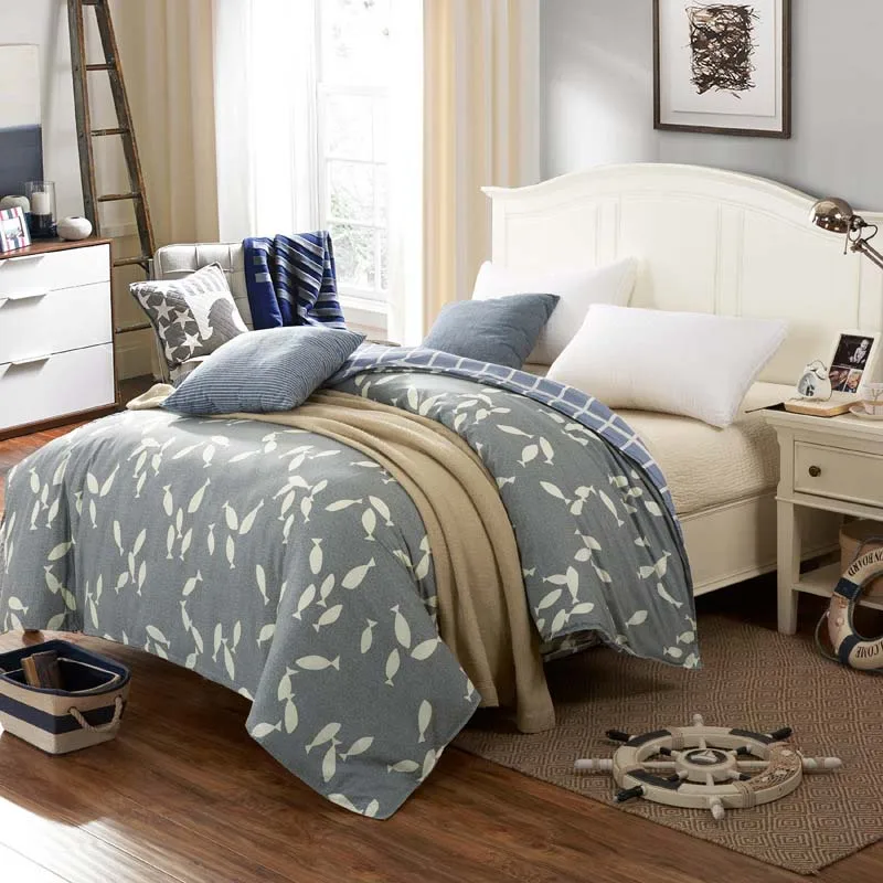 Матча магазине 1 предмет 100% хлопок Набор пододеяльников для пуховых одеял мягкий