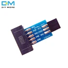 10 Pin в 6 Pin конвертировать в стандартный 10 Pin в 6 Pin плата адаптера для ATMEL STK500 AVRISP USBASP ISP конвертер интерфейса AVR
