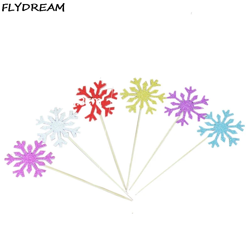 FLYDREAM 10 шт./партия День рождения DIY торт Топпер для с изображением пирожного на