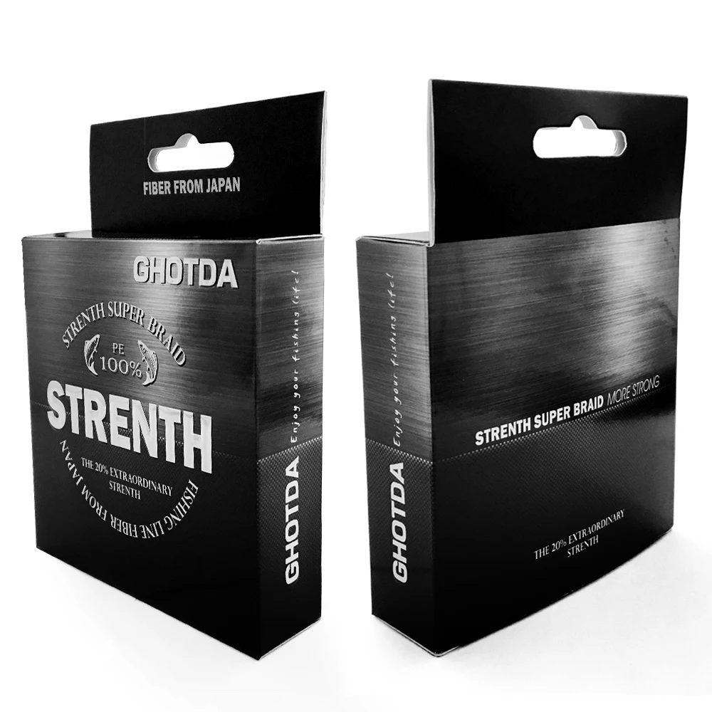GHOTDA 4 нити 300 м плетеная рыболовная леска 12-83LB PE прочная многофиламентная морская
