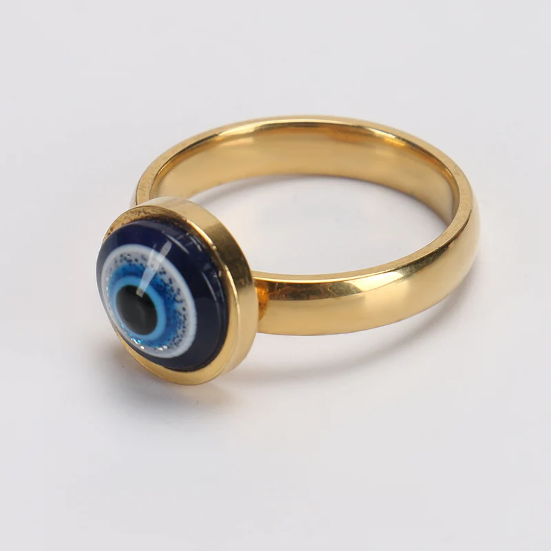 Обручальные кольца Lucky Eye кольцо с бусинами в виде сглаза для женщин и девочек