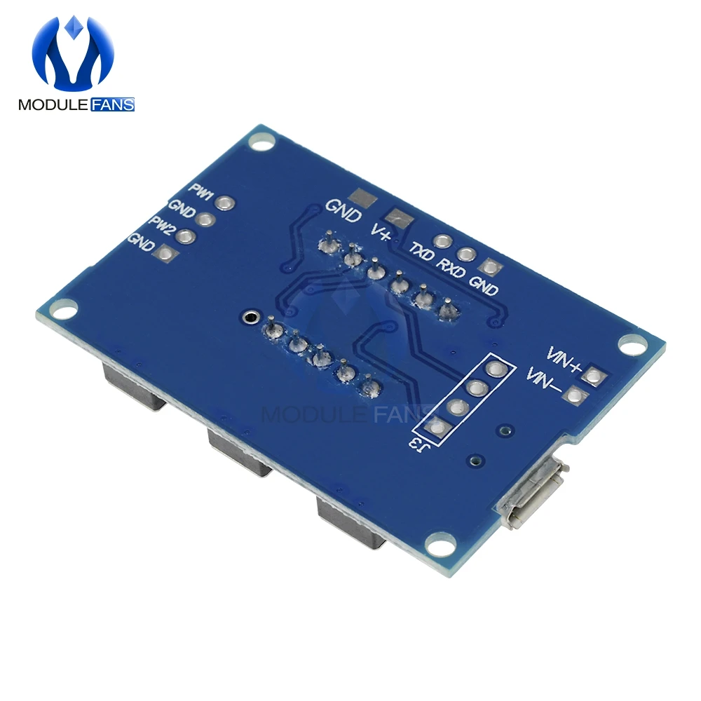 2 канальный двухсторонний Независимый цифровой светодиодный модуль 5 30 в/Micro Usb